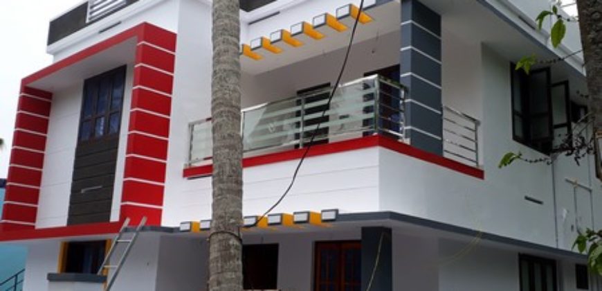 85 lakh 4 bedroom new house 2200 sq feet 5.3 cent bus stop 100 meter technopark 5 km 9995061065