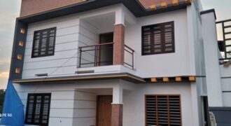 62 lakh 3 bedroom brand new house 1600 sq feet 4.2 cent location chanthavila 6282419384