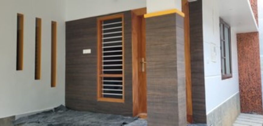 65 lakh 4 bedroom brand new house 3 km from technopark back gate location kariyavattom 6282419384