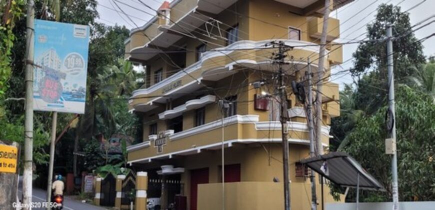 8000 rs 2 bedroom first floor hall and kitchen road side near pangapara 3 km from technopark 9188764468